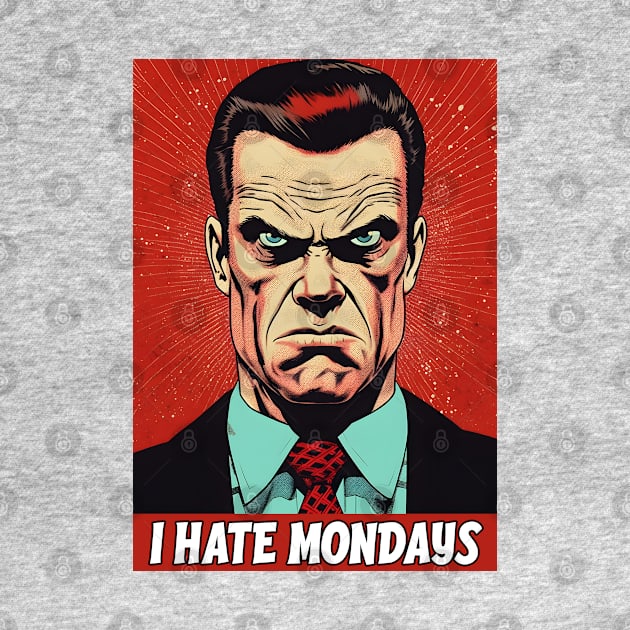 I Hate Mondays - Office Guy by Dazed Pig